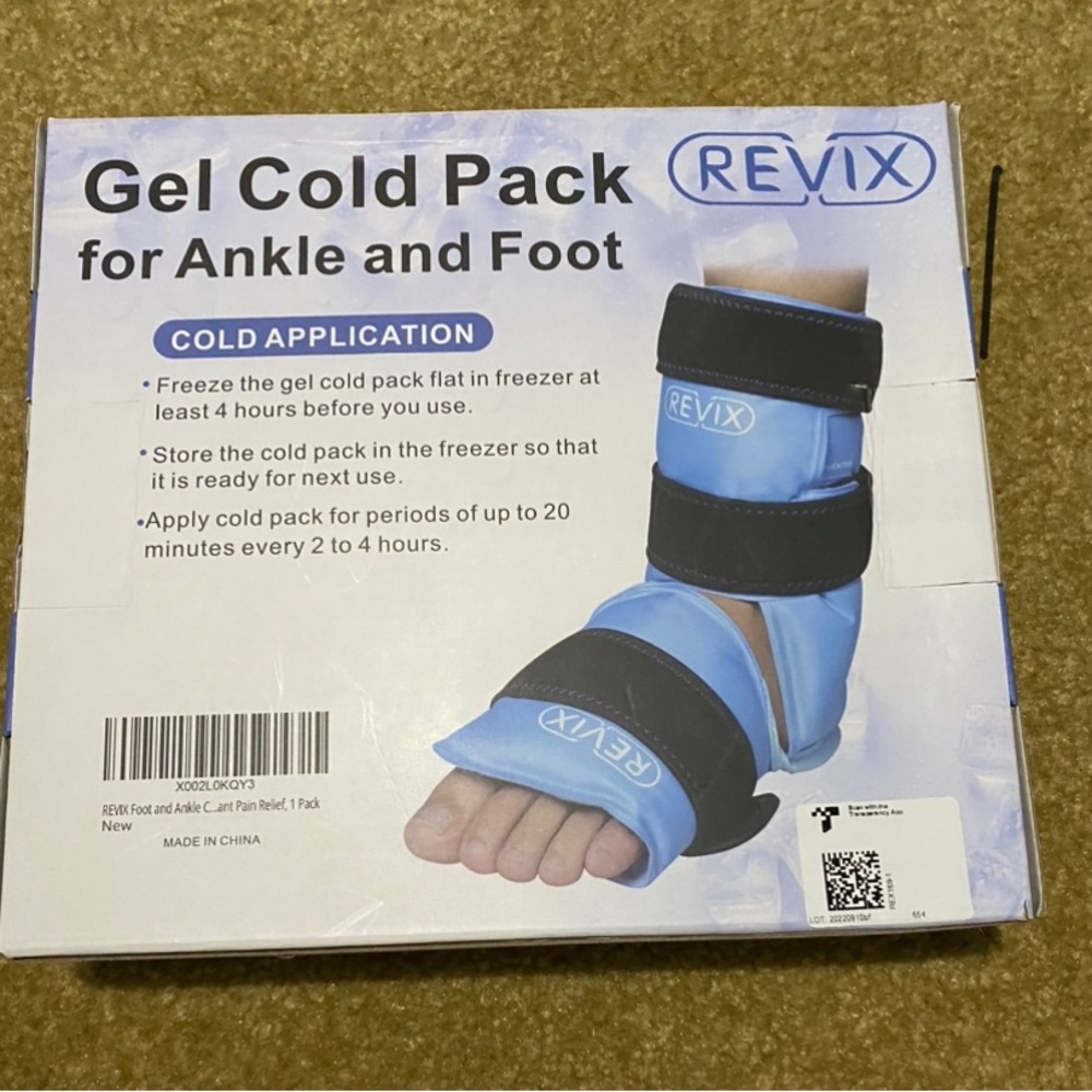 Gel Cold Pack for ankle and foot